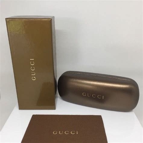 gold gucci glasses case|Gucci eyeglass case for women.